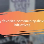 My favorite community-driven initiatives